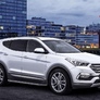 Пороги алюминиевые Premium Hyundai Santa Fe Premium (2015-2016)