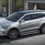 Пороги алюминиевые Premium Hyundai Grand Santa Fe (2012-2018)