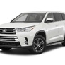 Пороги алюминиевые Premium Toyota Highlander (2014-2019)