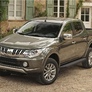 Пороги алюминиевые Black Mitsubishi L200 (2006-2024)