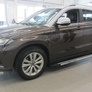 Пороги алюминиевые Luxe Black черные Haval H2 (2014-2020)