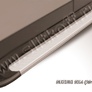 Пороги алюминиевые Slitkoff Optima Silver серебристые Suzuki SX4 (2014-2021)