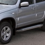 Пороги алюминиевые Bmw-Style Chevrolet Niva (2002-2019)
