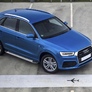 Пороги алюминиевые Bmw-Style Audi Q3 (2011-2019)