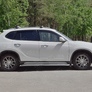 Пороги труба d42 с листом (лист алюминий, профиль сталь) вариант 2 RUSSTAL Brilliance V5 (2014-2018)