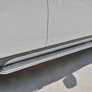 Пороги труба d42 с листом (лист алюминий, профиль сталь) вариант 2 RUSSTAL Brilliance V5 (2014-2018)