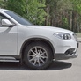 Защита переднего бампера d42 секции RUSSTAL Brilliance V5 (2014-2018)