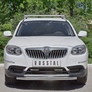 Защита переднего бампера d63 секции RUSSTAL Brilliance V5 (2014-2018)