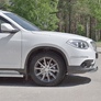 Защита переднего бампера d63 секции RUSSTAL Brilliance V5 (2014-2018)