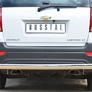 Защита заднего бампера d75х42 дуга RUSSTAL Chevrolet Captiva (2013-2016)