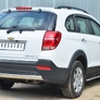 Защита заднего бампера d75х42 дуга RUSSTAL Chevrolet Captiva (2013-2016)