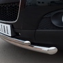 Защита переднего бампера d63х42 RUSSTAL Chevrolet Captiva (2011-2013)