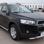 Защита переднего бампера d63х63 дуга RUSSTAL Chevrolet Captiva (2011-2013)