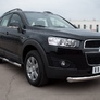 Защита переднего бампера d76 дуга RUSSTAL Chevrolet Captiva (2011-2013)