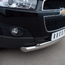 Защита переднего бампера d76х42 дуга RUSSTAL Chevrolet Captiva (2011-2013)