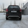 Защита заднего бампера d57 скоба Chevrolet Captiva (2013-2020)