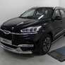 Пороги овальные с проступью 75х42 мм для Chery Tiggo 8 (2020-2025)