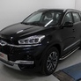 Пороги с площадкой 75х42 мм для Chery Tiggo 8 (2020-2025)