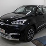 Пороги алюминиевые Slim Line Silver для Chery Tiggo 8 (2020-2024)