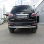 Защита заднего бампера d76+d57 двойная Chevrolet Trailblazer (2012-2020)