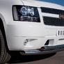 Защита переднего бампера d76х63 RUSSTAL Chevrolet Tahoe (2012-2014)