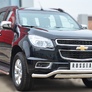 Защита порогов d42 RUSSTAL Chevrolet Trailblazer (2013-2019)