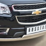 Защита переднего бампера d75х42 дуга - 75х42 дуга RUSSTAL Chevrolet Trailblazer (2013-2019)