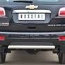 Защита заднего бампера d63 дуга RUSSTAL Chevrolet Trailblazer (2013-2019)