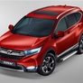 Пороги алюминиевые Silver Honda CR-V (2017-2023)