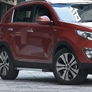 Пороги алюминиевые Silver new Hyundai IX35 (2010-2015)