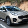 Пороги алюминиевые Silver Kia Sportage (2015-2020)