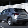 Пороги алюминиевые Silver new Lexus NX (2014-2019)