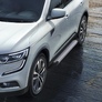 Пороги алюминиевые Silver new Renault  Koleos (2017-2023)