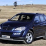 Пороги алюминиевые Silver new Ssang Yong  Kyron (2007-2015)