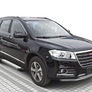 Пороги алюминиевые Silver new Haval H6 (2014-2019)