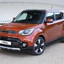 Пороги алюминиевые Black new Kia Soul (2017-2019)