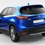 Пороги алюминиевые Black new Mazda CX-5 (2011-2017)