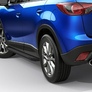 Пороги алюминиевые Black new Mazda CX-5 (2011-2017)