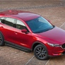 Пороги алюминиевые Black new Mazda CX-5 (2017-2024)