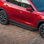 Пороги алюминиевые Black new Mazda CX-5 (2017-2024)