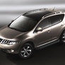 Пороги алюминиевые Black new Nissan Murano (2009-2016)