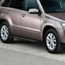 Пороги алюминиевые Black new Suzuki  Grand Vitara (2005-2016)