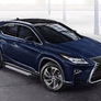 Пороги алюминиевые Silver new Lexus RX (2015-2021)