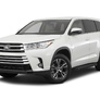 Пороги алюминиевые Black new Toyota Highlander  (2014-2019)