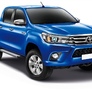 Пороги алюминиевые Silver new Toyota Hilux (2015-2024)