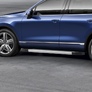 Пороги алюминиевые Silver new Volkswagen  Touareg / Touareg, R-Line (2010-2014)