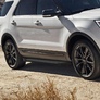 Пороги алюминиевые Black new Ford Explorer (2011-2019)