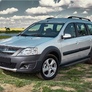 Пороги алюминиевые Black new Lada Largus Cross (2014-2021)