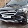 Защита переднего бампера d42 секции-d42 дуга RUSSTAL Ford Kuga (2016-2019)