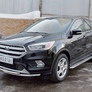 Защита переднего бампера d42 секции-d42 дуга RUSSTAL Ford Kuga (2016-2019)